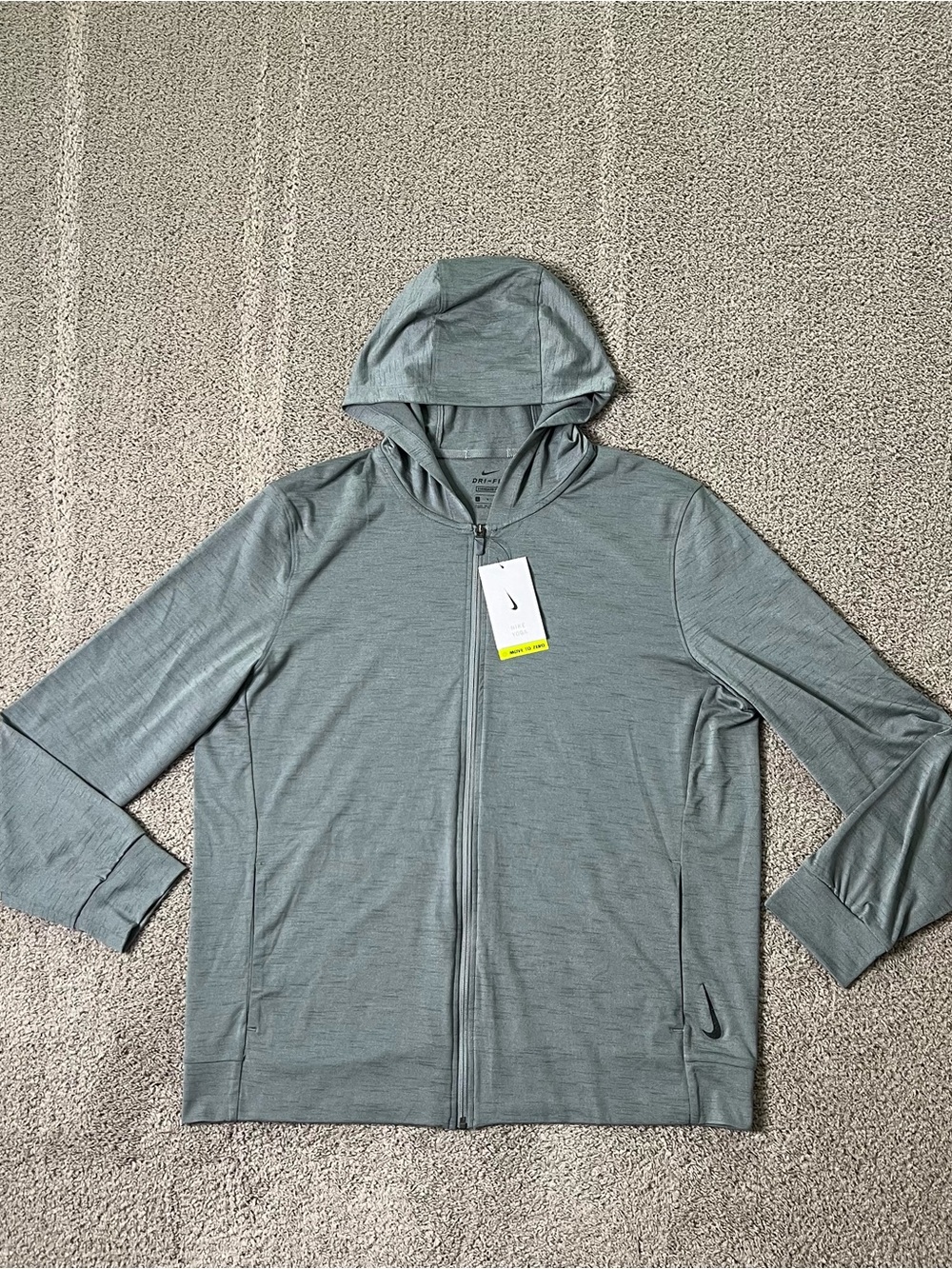 Nike Yoga Dri-FIT Full-Zip Jacket Men’s Size Large